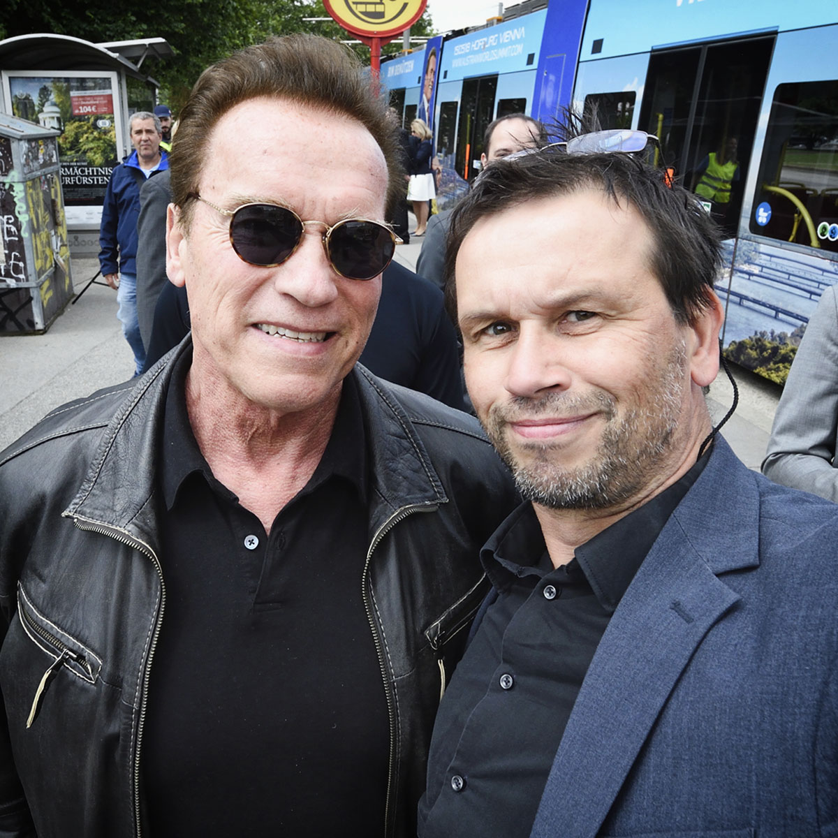 Selfie Johannes Zinner mit Arnold Schwarzenegger